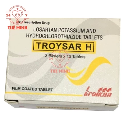 Troysar H - Thuốc điều trị tăng huyết áp hiệu quả của Ấn Độ