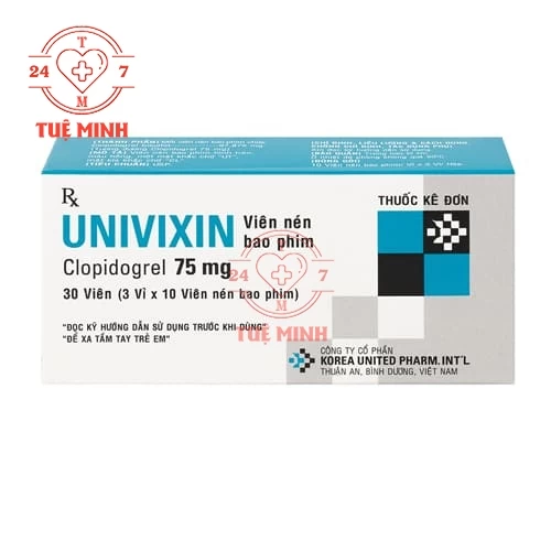 Univixin - Clopidogrel 75mg Korea United