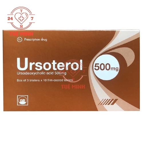  Ursoterol 500 - Thuốc điều trị bệnh gan mật hiệu quả