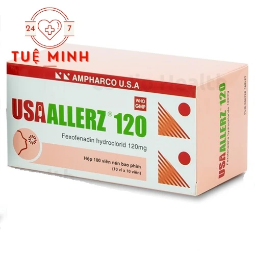 Usaallerz 120mg - Thuốc điều trị viêm mũi dị ứng hiệu quả