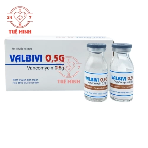 Valbivi 0,5g - Vancomycin Pharbaco