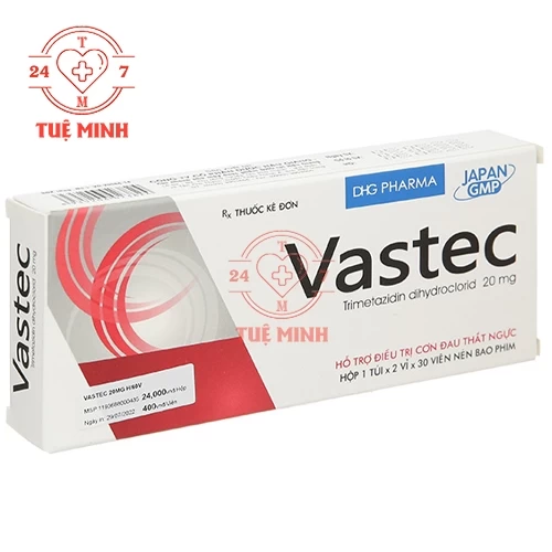 Vastec 20mg - Thuốc điều trị đau thắt ngực hiệu quả