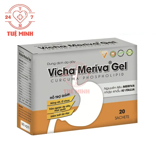 Vicha Meriva Gel - Gel hỗ trợ điều trị viêm loét dạ dày tá tràng