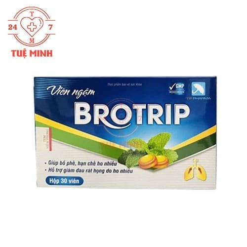 VIÊN NGẬM BROTRIP - Bổ phế, trừ ho, tiêu đờm của TPP-France