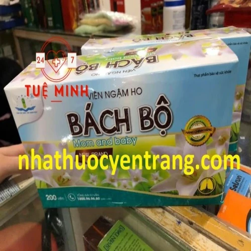 Viên ngậm ho bách bộ mom&baby