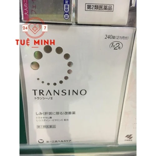 Viên uống trị nám transino whitening 240 viên