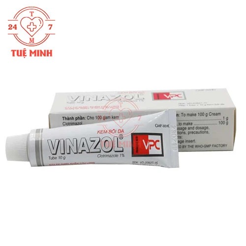 Vinazol 10g VPC - Thuốc điều trị nhiễm khuẩn ngoài da hiệu quả