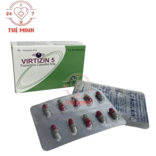 Virtizin 5mg - Flunarizine 5mg Navana