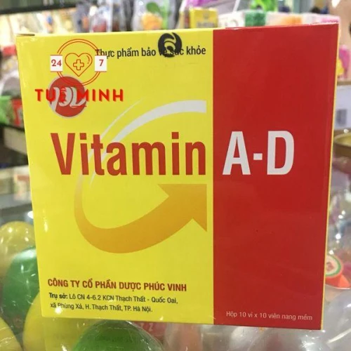 Vitamin a - d (vỉ) phúc vinh