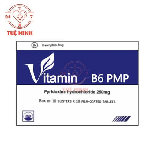 Vitamin B6 PMP 250mg - Thuốc điều trị thiếu Vitamin B6 do thuốc gây nên