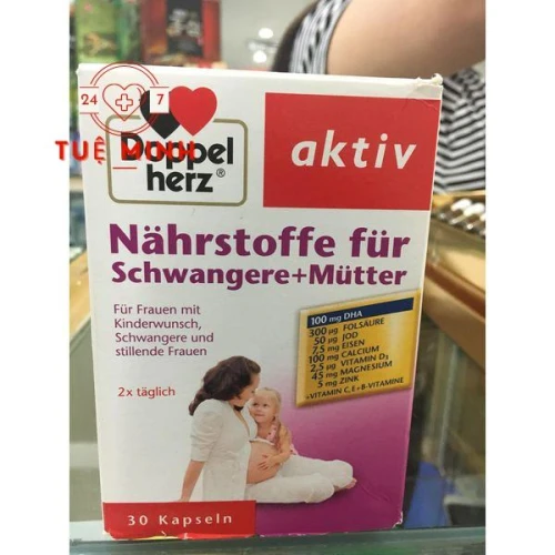 Vitamin cho bà bầu doppelherz nährstoffe für 30 viên