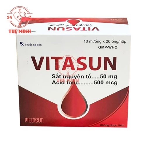 Vitasun (dung dịch uống) - Sắt Medisun