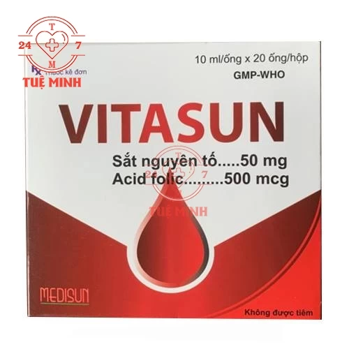 Vitasun (dung dịch uống) - Sắt Medisun