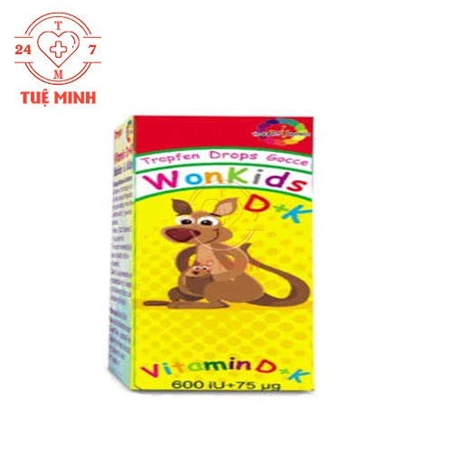 WonKids D+K - Bổ sung vitamin D2 và K3 của Đức