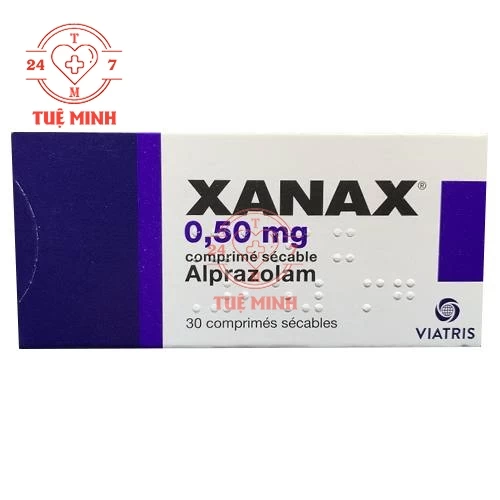 Xanax 0.5 mg - Thuốc điều trị rối loạn lo âu, trầm cảm hiệu quả