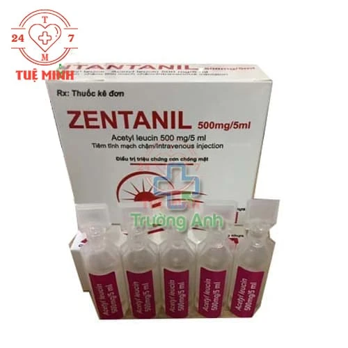 Zentanil 500mg/5ml CPC1HN - Thuốc điều trị triệu chứng cơn chóng mặt