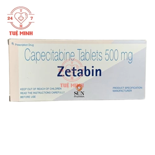 Zetabin 500mg - Thuốc điều trị bệnh ung thư của Ấn Độ