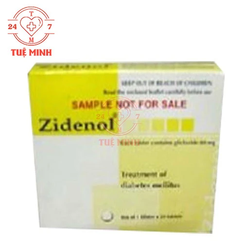 Zidenol 80mg ICA - Thuốc điều trị tiểu đường tuýp II hiệu quả