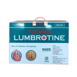 Lumbrotine - Hỗ trợ tăng cường lưu thông khí huyết hiệu quả