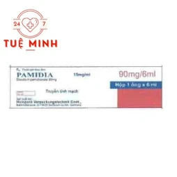 Pamidia 90mg/6ml - Thuốc điều trị các bệnh lý do tăng tiêu xương