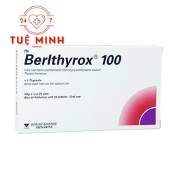 Berthyrox 100mcg - Thuốc điều trị suy giảm tuyến giáp hiệu quả