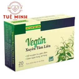 Vegtin Xuyên Tâm Liên - Hỗ trợ giảm ho, đờm, viêm họng hiệu quả