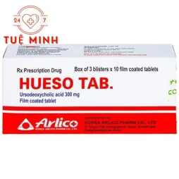 Hueso - Thuốc điều trị sỏi mật, nghẽn ống mật hiệu quả