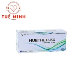 Huether-50 - Thuốc điều trị co giật cục bộ hiệu quả của Davipharm