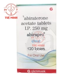 Abirapro 250mg - Thuốc điều trị ung thư tuyến tiền liệt của Pakistan