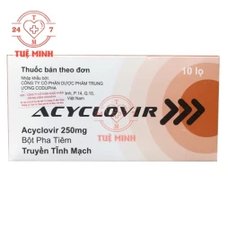 Thuốc tiêm acyclovir 250mg