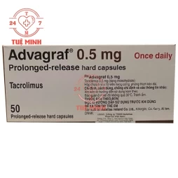 Advagraf 0,5mg Astellas - Thuốc phòng ngừa thải ghép sau phẫu thuật ghép gan