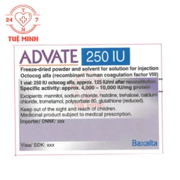 Advate 250IU - Thuốc điều trị và dự phòng xuất huyết