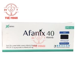 Afanix 40 - Thuốc điều trị ung thư phổi hiệu quả của Bangladesh.