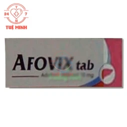 Afovix tab 10mg Pymepharco - Thuốc điều trị viêm gan B hiệu quả