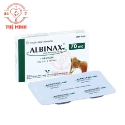 Albinax 70mg Bidiphar - Thuốc điều trị loãng xương ở người lớn tuổi