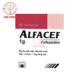 Alfacef 1g Pymepharco - Thuốc điều trị nhiễm khuẩn