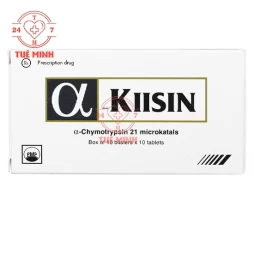 α-Kiisin (Alpha Kiisin) Pymepharco - Thuốc điều trị phù nề sau chấn thương, phẫu thuật, bỏng