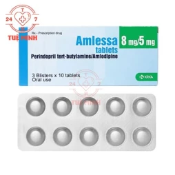 Amlessa 8mg/5mg Tablets Krka - Thuốc điều trị tăng huyết áp