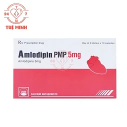 Amlodipin PMP 5mg - Thuốc điều trị tăng huyết áp