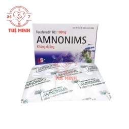 Amnonims - Fexofenadin HCl 180mg US Pharma USA