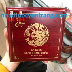 An cung ngưu hoàng đông á hộp gỗ 1 viên hoàn