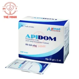 Apidom Apimed (dạng gói) - Thuốc điều trị triệu chứng buồn nôn và nôn