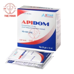 Apidom Apimed (dạng gói) - Thuốc điều trị triệu chứng buồn nôn và nôn