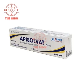 Apisolvat 15g - Thuốc điều trị chàm ngứa, viêm da cơ địa hiệu quả (10 type)