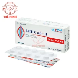 Apitec 20-H Apimed - Thuốc điều trị tăng huyết áp