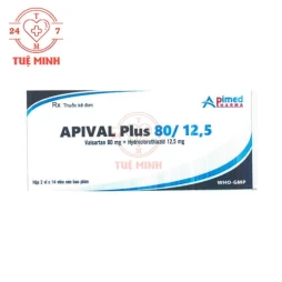 Apival Plus 80/12,5 Apimed - Thuốc điều trị tăng huyết áp vô căn