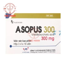 Asopus 300 An Thiên - Thuốc điều trị sỏi mật, xơ gan mật hiệu quả