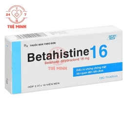 Betahistine 16mg hậu giang
