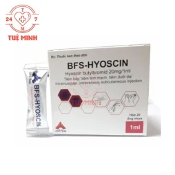 BFS-Hyoscin 20mg/1ml CPC1 - Thuốc điều trị co thắt đường tiêu hóa hoặc niệu sinh dục