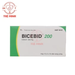 Bicebid 200mg Bidiphar - Thuốc điều trị nhiễm khuẩn